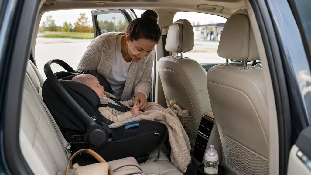 Long trajet en voiture avec bébé : siège auto, pauses, sommeil et chaleur, les repères de sécurité
