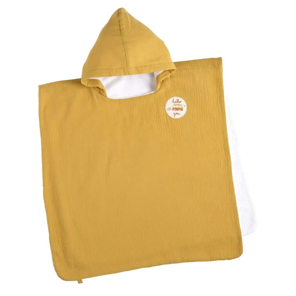 🇫🇷 Cape de Bain Bébé Style Poncho à Capuche 100% Coton